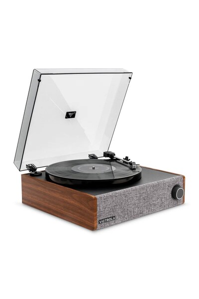 Victrola Eastwood Bluetooth'lu Hoparlörlü Pikap Walnut