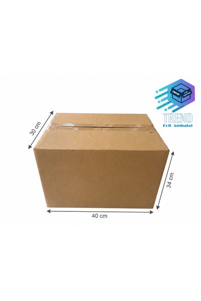40X30X34 Taşınma Kolisi Çift Oluk 10 Adet Taşıma Ve Kargo Kutusu