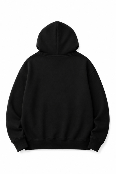 Jooy Beyaz Kapüşonlu Sweatshirt Be Real Not Perfect Baskılı Kadın Hoodie
