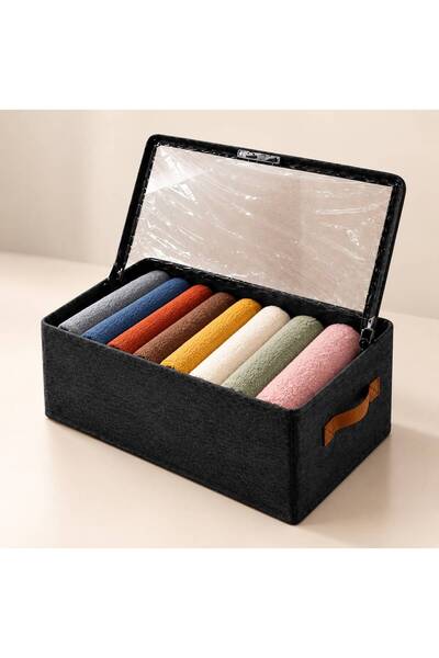 Morvella Dolap İçi Düzenleyici / Hurç / Şeffaf Kapaklı Çekmece 47x28x20 Cm - ...