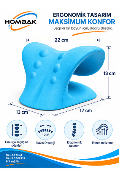 Hombak Boyun Sedye Destek Yastığı Boyun ve Omuz Gevşetici Ortopedik Boyunluk