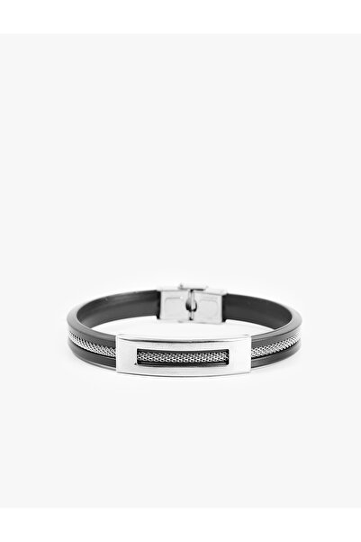 Koton Faux Leather Bracelet with Buckle Detail
