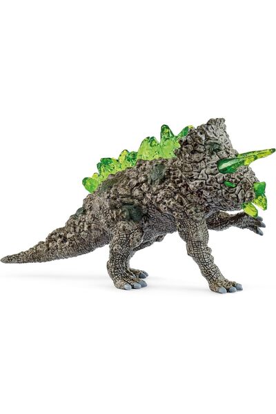 SCHLEICH Stone Triceratops Figurine