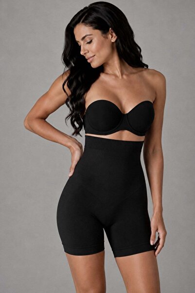 DWOY Long Seamless Corset Belly Lower Abdomen and Hip Lifting High Waist Cors...