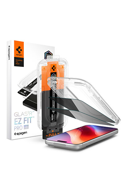 Spigen Комплект от 2 защитни фолиа за дисплей Spigen, Glas.tR EZ-FIT Pro HD, ...