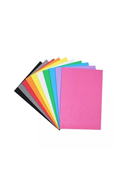 OEM Set of 10 sponge sheets, for crafting, multicolor