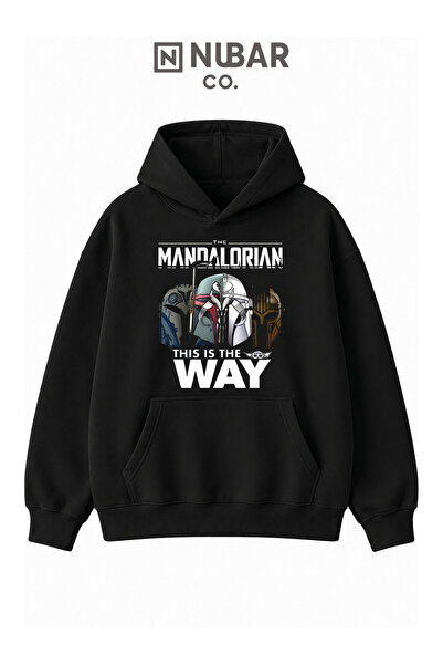 PANDORICA The Mandalorian Unisex Designed 3-Thread Cotton Sweatshirt (Hoodie)
