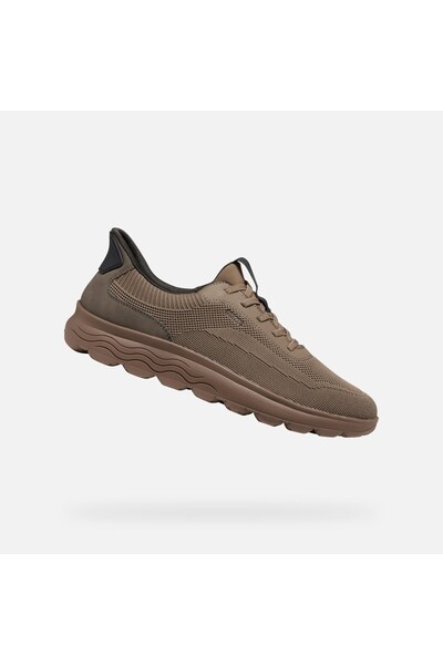 Geox Spherica Plus - Adidași bărbați, Maro închis