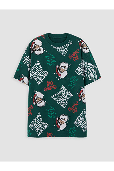 LC Waikiki Tricou pentru băieți cu tematică de Anul Nou