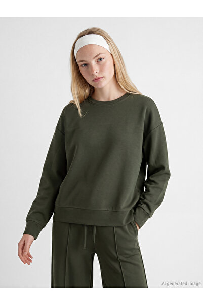 LC Waikiki Γυναικείο Φούτερ Oversize με Απαλή Υφή