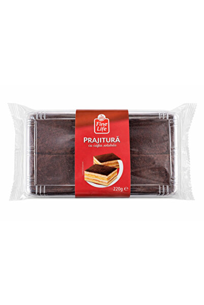 Fine Life Prăjitură cu cremă de cafea instant, Fine Life, 220 g