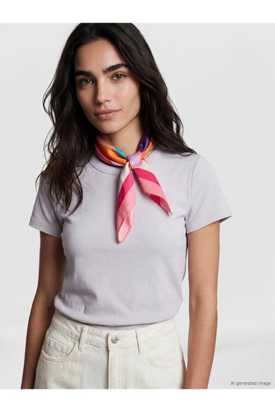 LC Waikiki Tricou de damă cu guler rotund, 100% bumbac