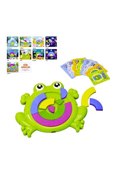 CIUPIGo Joc puzzle educativ – Broască cu inele colorate și 40 de provocări