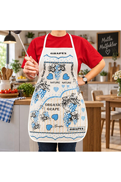 pionny Kitchen Apron - Beaded