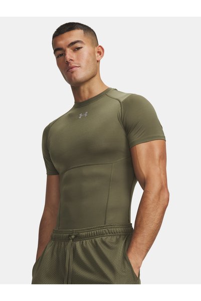 Under Armour UA HG Elite Comp SS - Tricou bărbătesc, Verde