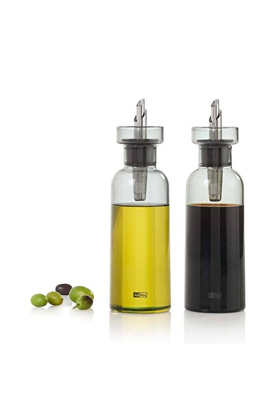 ADHOC AromaPour Yağdanlık ve Sirkelik Seti 300 ml Gri
