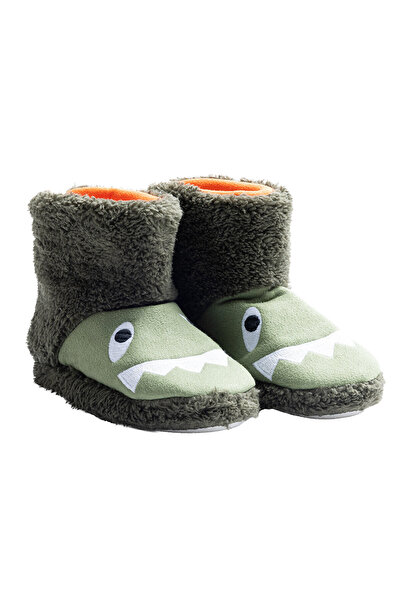 ebebek Hello Baby HelloBaby Erkek Bebek Panduf Dinozor Baskılı