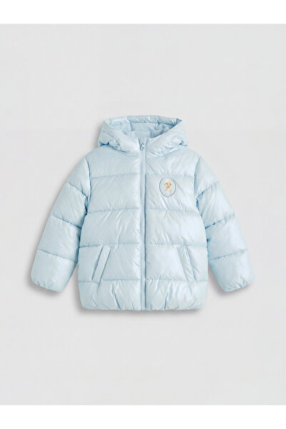 LC Waikiki Frozen Licensed Water Repellent Girls' Puffer Coat