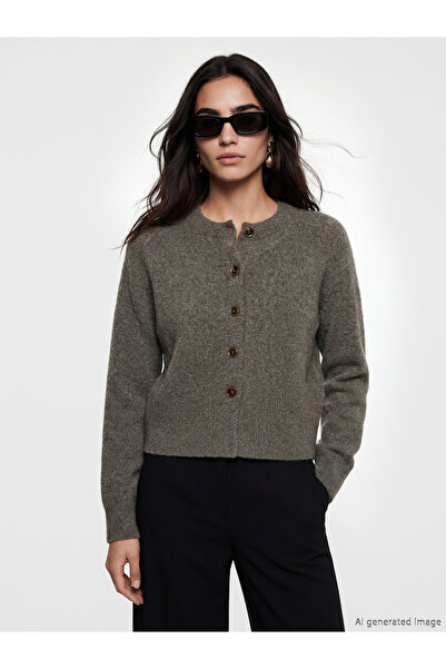 LC Waikiki Crew Neck Women's Knitwear Cardigan