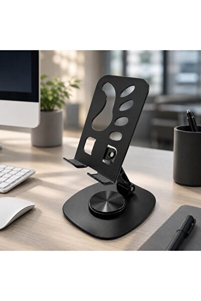 Coverzone 360 Degree Rotating -Ent Foldable Desktop Phone Stand |   Cmd-201