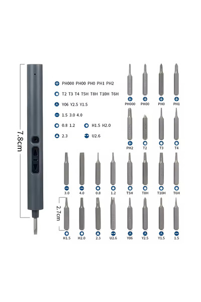 Generic Precision Electric Screwdriver Set, Rechargeable Cordless Power Screw...
