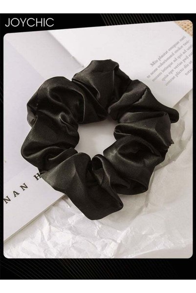 Joychic 4 Piece Women Simple and Versatile Hair Elastics Satin Scrunchies for Daily Decoration