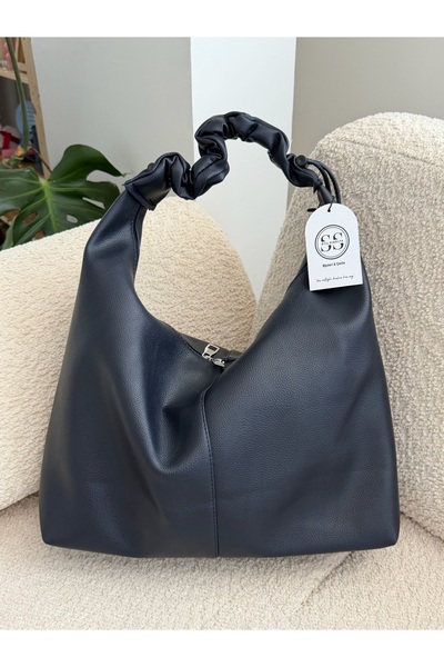 STİL SİDELYA Casual Hand and Shoulder Bag with Zipper and Drawstring Detail