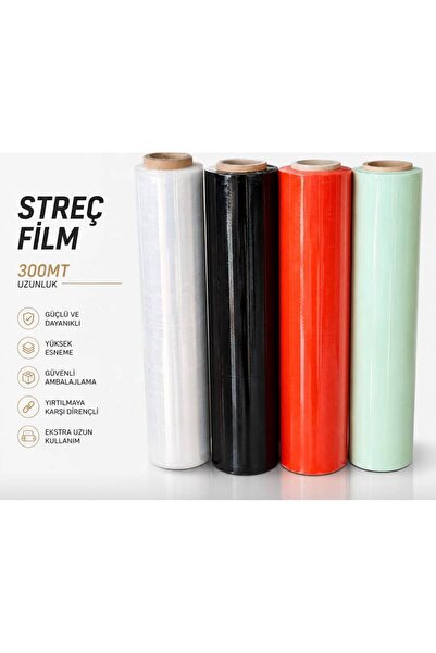 STREÇ FİLM 300MT SİYAH