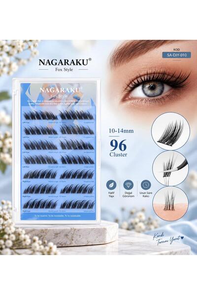Güzellik Deposu Nagaraku Takma Kirpik Çeşitleri Varyantlı 53 Model