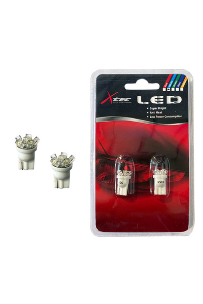 X TECH Λαμπτήρες LED T10 R6 12volt Λευκό 6000k X-Tec 2 Τεμάχια (CAR0001070)