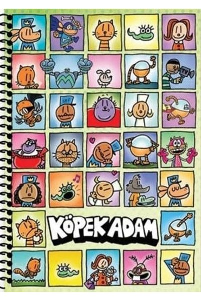 Akademi Çocuk Köpek Adam Çizgili Defter