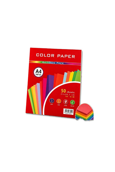 OEM Colored paper set, A4, 50 sheets, multicolor