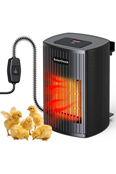 SolarCluck Θερμάστρα για κοτέτσια ζώων, 300/600W, ενσωματωμένος θερμοστάτης, ...