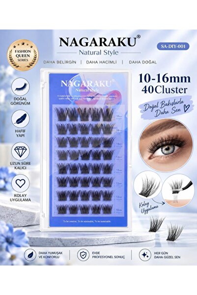 Güzellik Deposu Nagaraku False Eyelashes Types 53 Models with Variants