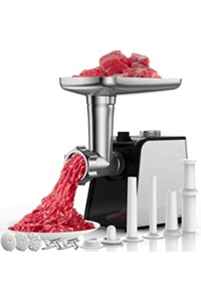 odjas Masina electrica de tocat carne 2800W XICENRM®, 3 in 1, inox, argintie/...
