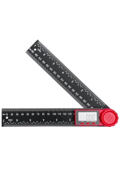 Generic Brand 360 °   Goniometru digital cu riglă - Raportor și detector de u...