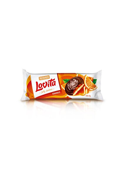 Roshen Orange Jelly Biscuits, Lovita, Roshen, 135 g