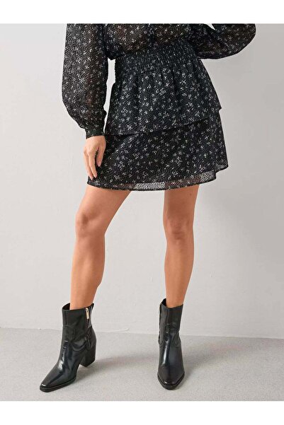 Sheya Fustă mini THE COLLETION, neagră - S