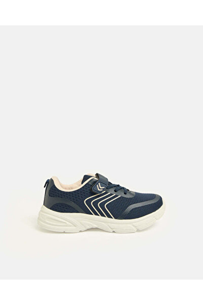 REDTAG Girls Navy Rubber Patch Training Shoes