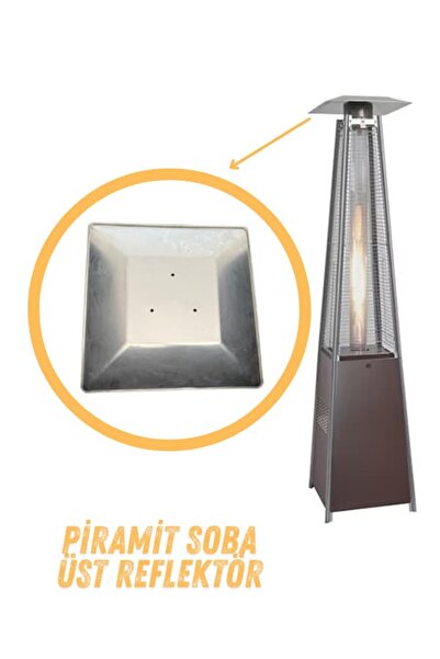 Piramit Soba Reflektör - Tüm Modellere Uyumlu Isı Yansıtıcı Şapkası