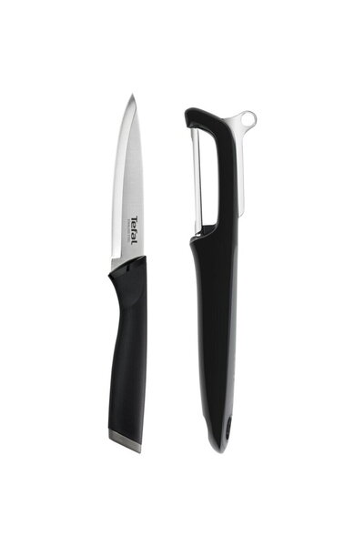 TEFAL Set pentru curățarea legumelor Essential K2219255, cuțit si dispozitiv ...