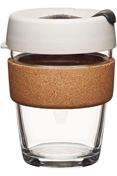 NALACAL Reusable Tempered Glass Coffee Cup | Travel Mug with Spill Proof Lid,...