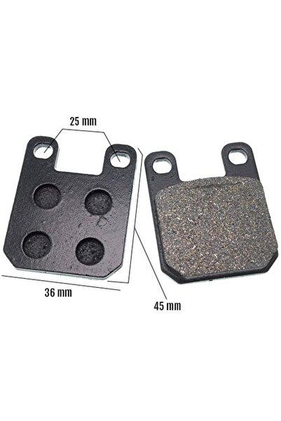 TM Motorcycle Parts Set 2 Placute Frana Scuter ATV Moto Yamaha Peugeot Derbi ...