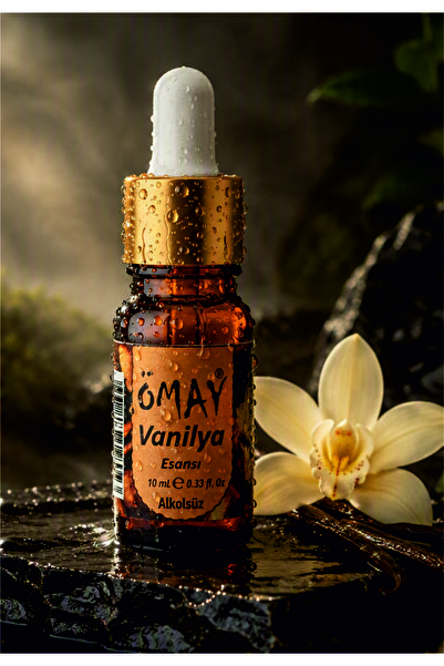Vanilya Esintisi Esansiyel Koku Yağı 10 ml Damlalıklı Şişede ve Doğal Vegan