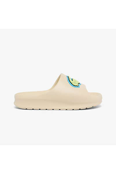 Lacoste Serve Slide 2.0 Kadın Bej Terlik