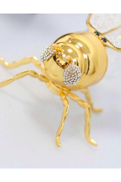 Generic 1set New Rhinestone Studded Shiny Bee Shaped Creamer Jar & Small Pet Animal Style Sugar Bowl, Practical Decor Piece, Suitable For Various Scenes,Kitchen,Christmas Gift