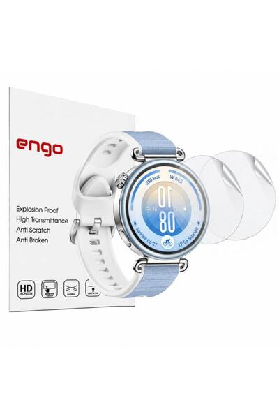 Engo Huawei Watch GT 7 41 mm İle Uyumlu Ekran Koruyucu TPU, Tam Kaplayan Akıl...