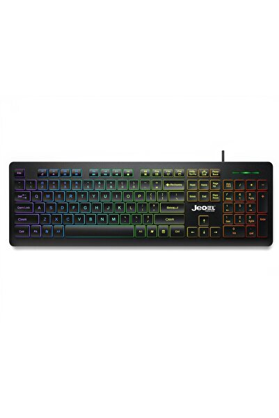 jedel K510 Gaming Keyboard with Rgb Led Lighting |   Stylish Design with Back...