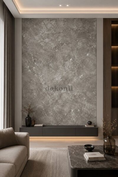 Dekonil Mermer Desenli Bambu Duvar Paneli 122*244 cm - 2 Adet 5,96 m²