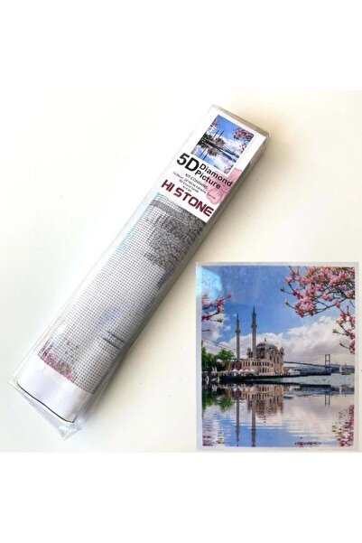 NT Boncuklu Taşlı Pano Mozaik Elmas Goblen Diamond Tablo 50 X 40 Cm İstanbul ...